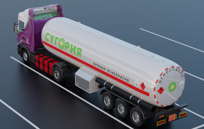 Заправка газовоза